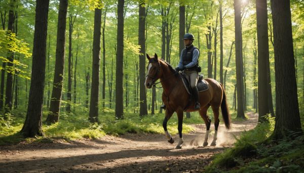La sécurité du cavalier en pleine nature