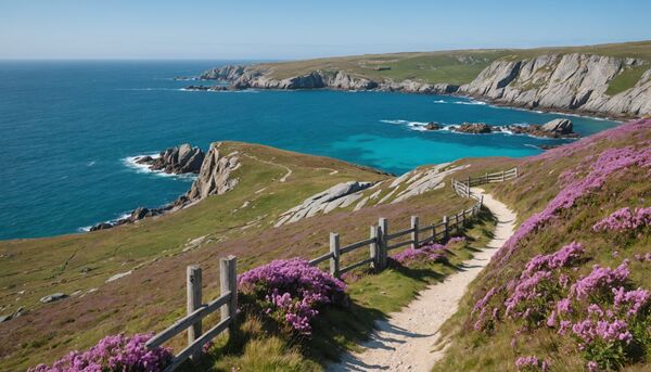 Randonnee bretagne littoral sentiers bord mer