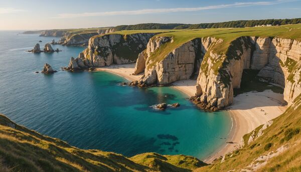 Randonnées côte bretonne : sable doré, criques préservées et panoramas avec le camping ar roch