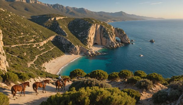 Semaine de vacances à cheval en Corse